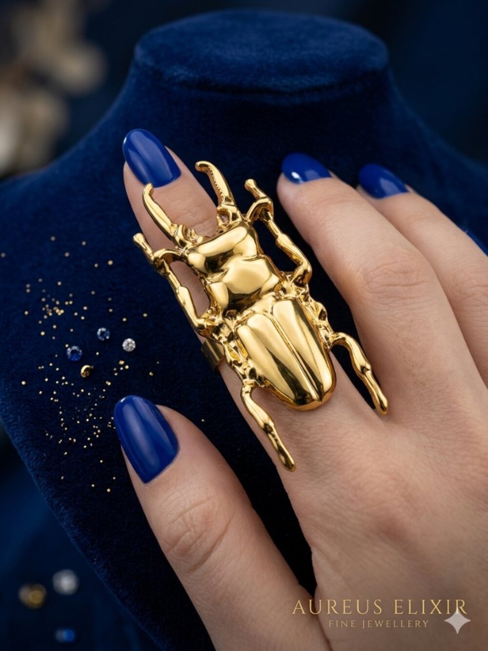 Spectacular ring maximalism scarab